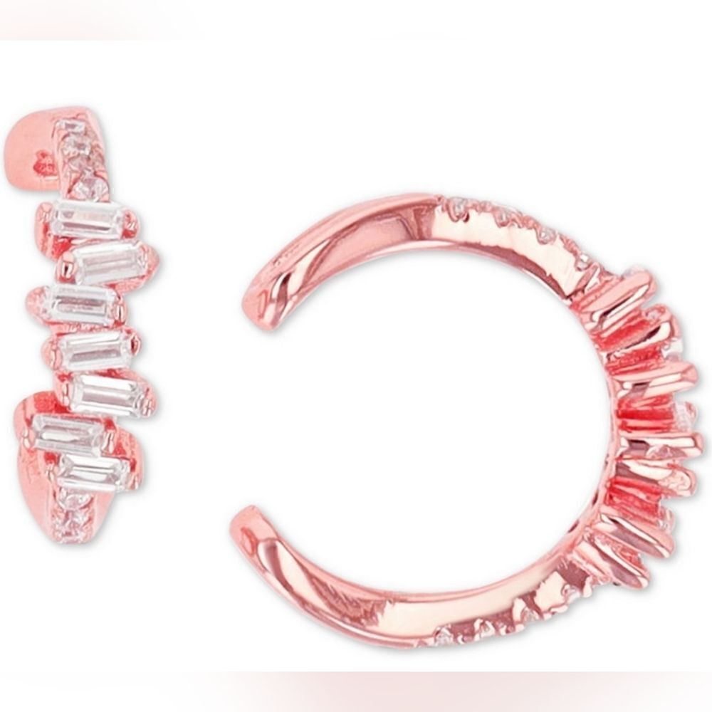 14K Rose Gold Plated Sterling Silver Ear Cuff